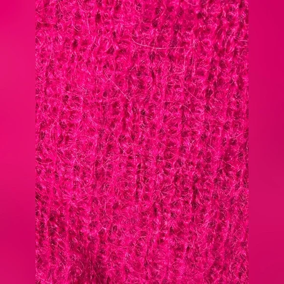 Vintage P.G.E. Mohair Knit Coatigan Blazer • Majestic Magenta • Oversized Luxe - Picture 10 of 17